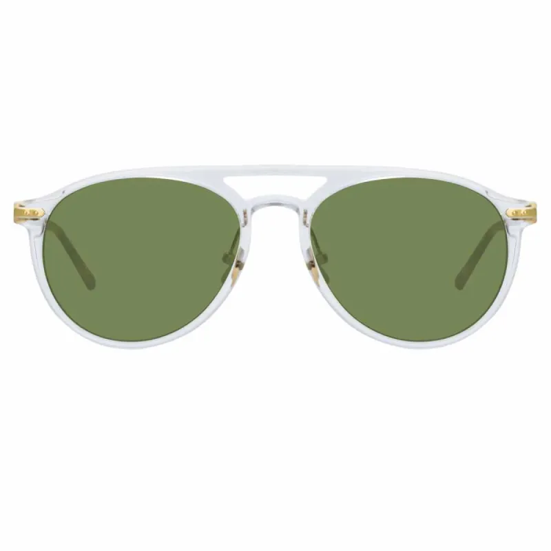 Linda Farrow Linear Ando C5 Aviator Sunglasses sold by Linda Farrow