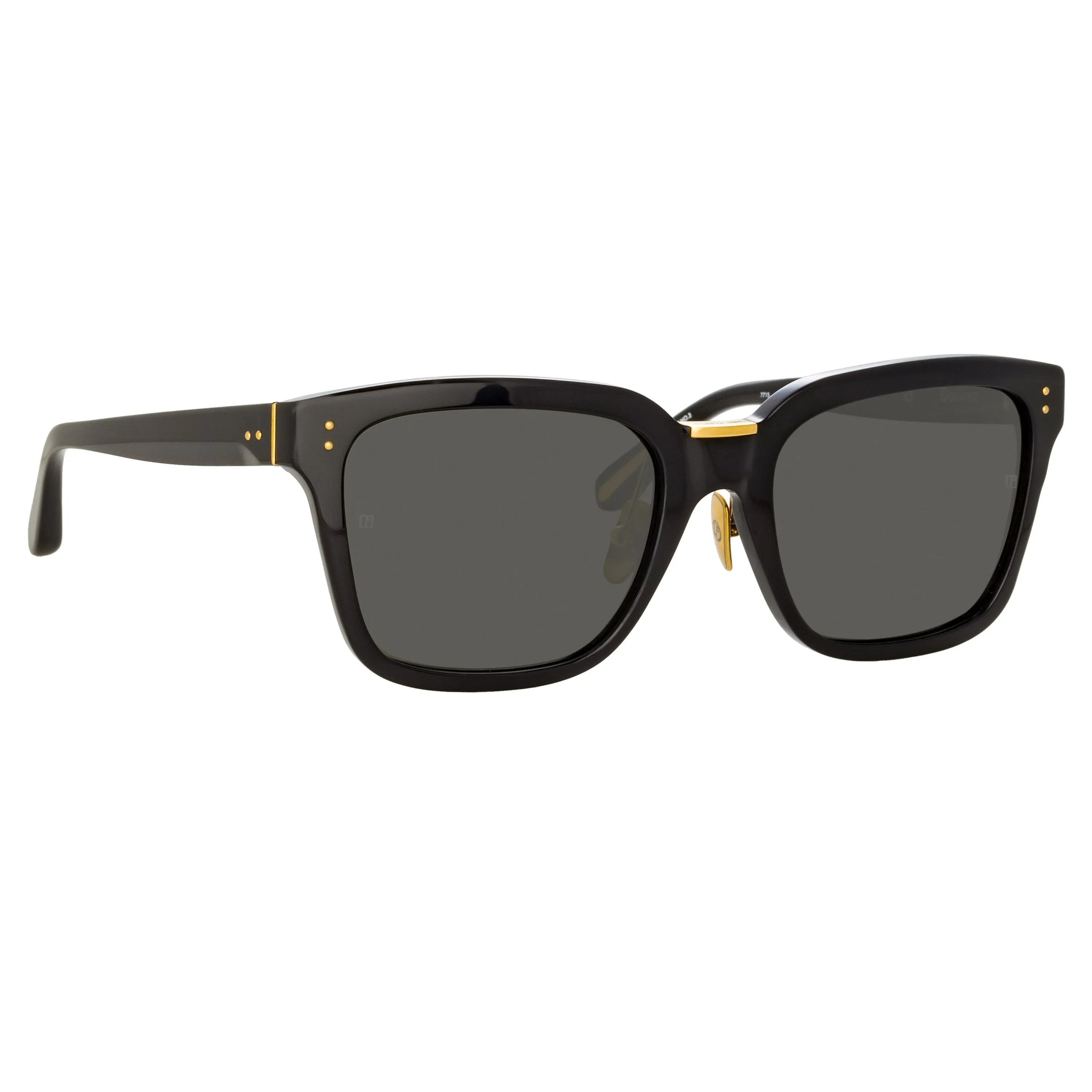 Desiree D-Frame Sunglasses in Black (Men's) sold by Linda Farrow product image thumbnail 4