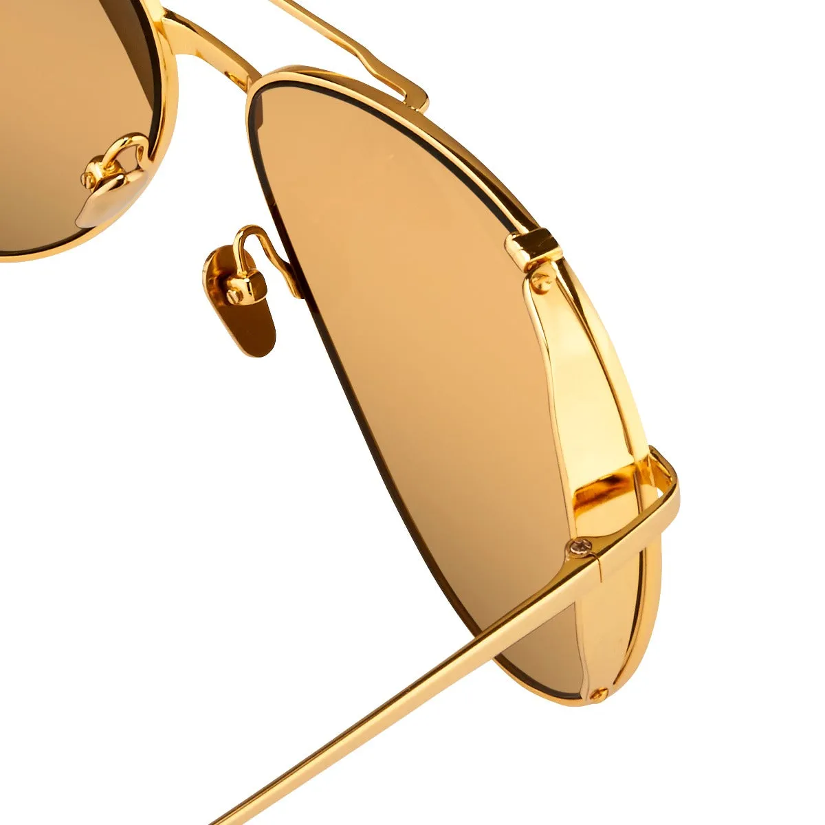 Linda Farrow 425 C1 Aviator Sunglasses sold by Linda Farrow product image thumbnail 4