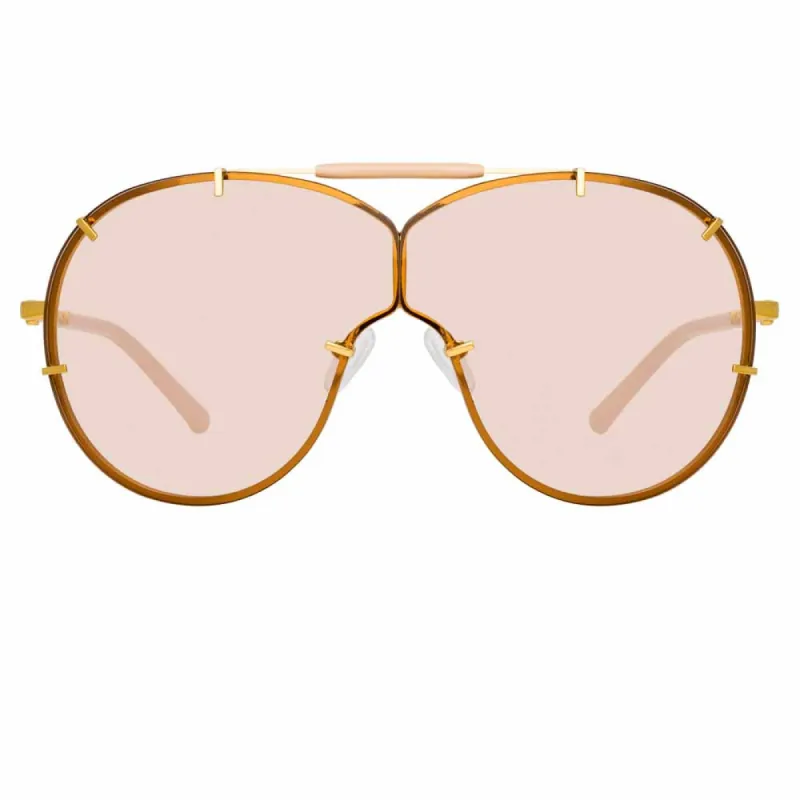N°21 S53 C3 Aviator Sunglasses sold by Linda Farrow