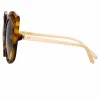 Isler Cat Eye sunglasses in Tortoiseshell sold by Linda Farrow