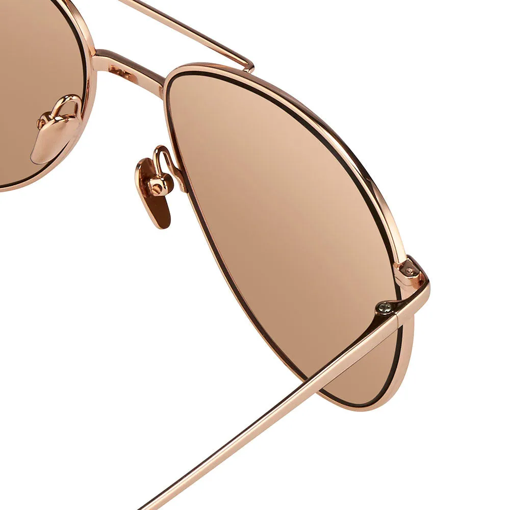 Linda Farrow 482 C3 Aviator Sunglasses sold by Linda Farrow product image thumbnail 4
