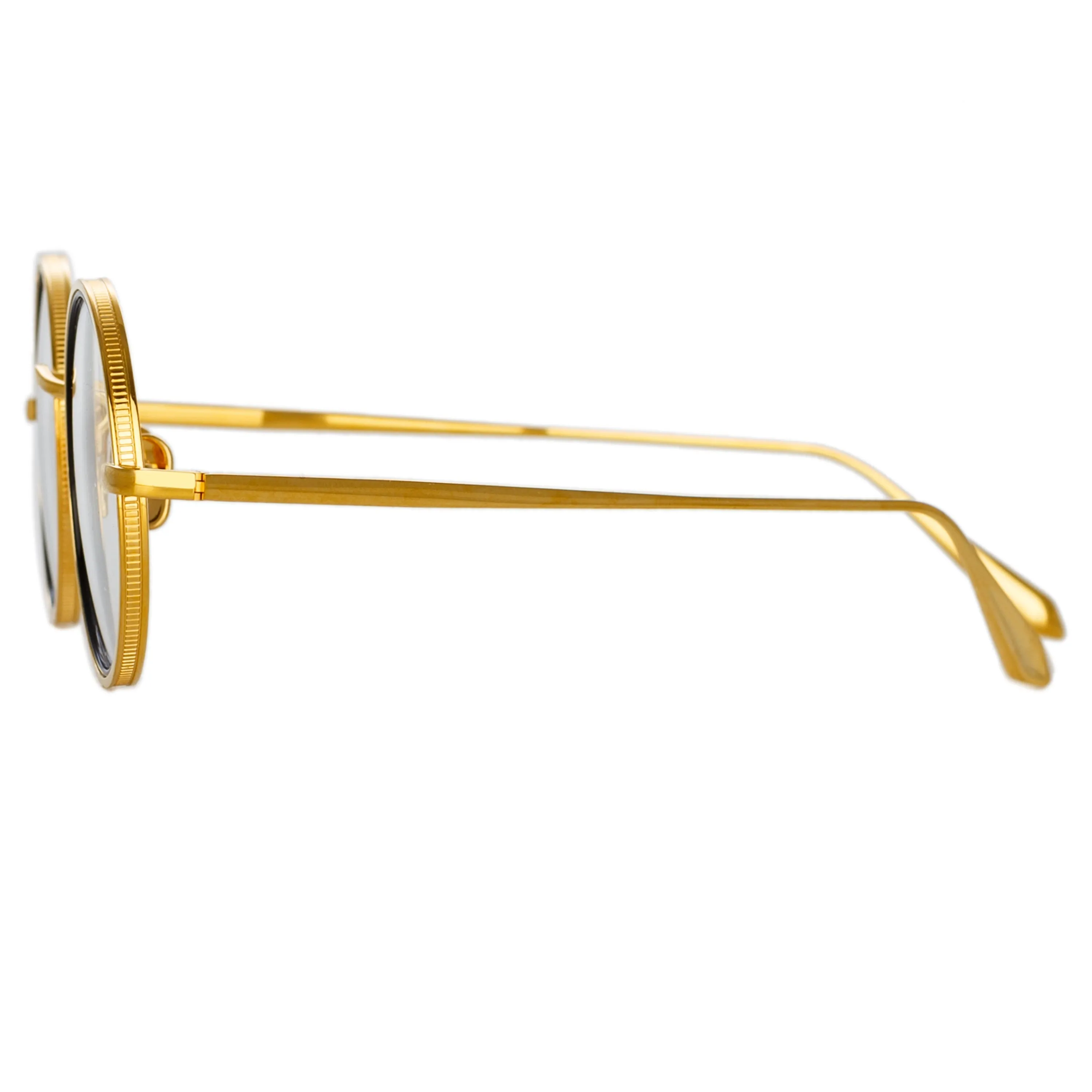 Cortina Oval Optical Frame in Yellow Gold (Men's) sold by Linda Farrow product image thumbnail 3