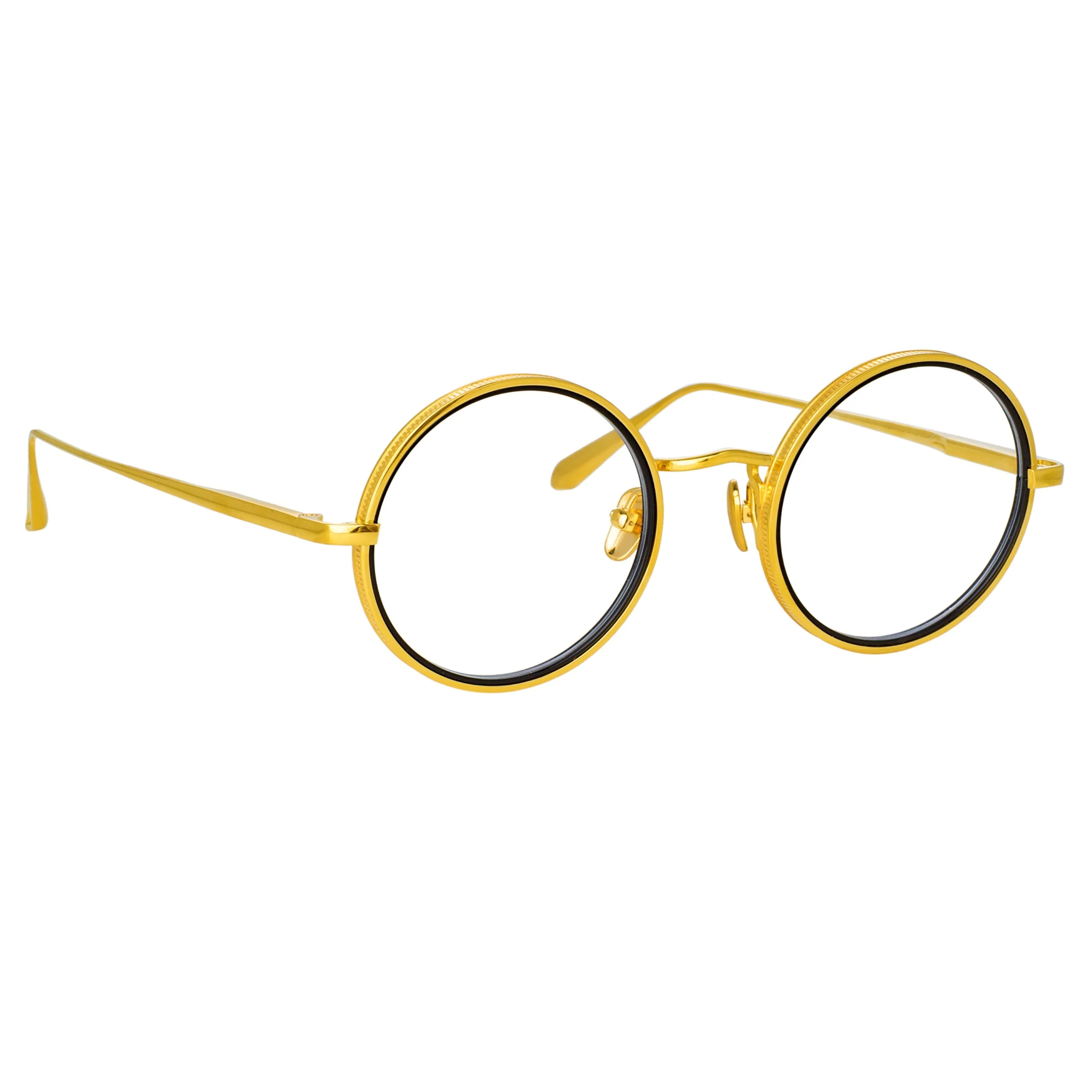 Cortina Oval Optical Frame in Yellow Gold (Men's) sold by Linda Farrow product image thumbnail 5