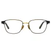 Alvar Optical D-Frame in Black sold by Linda Farrow