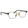 Alvar Optical D-Frame in Black sold by Linda Farrow