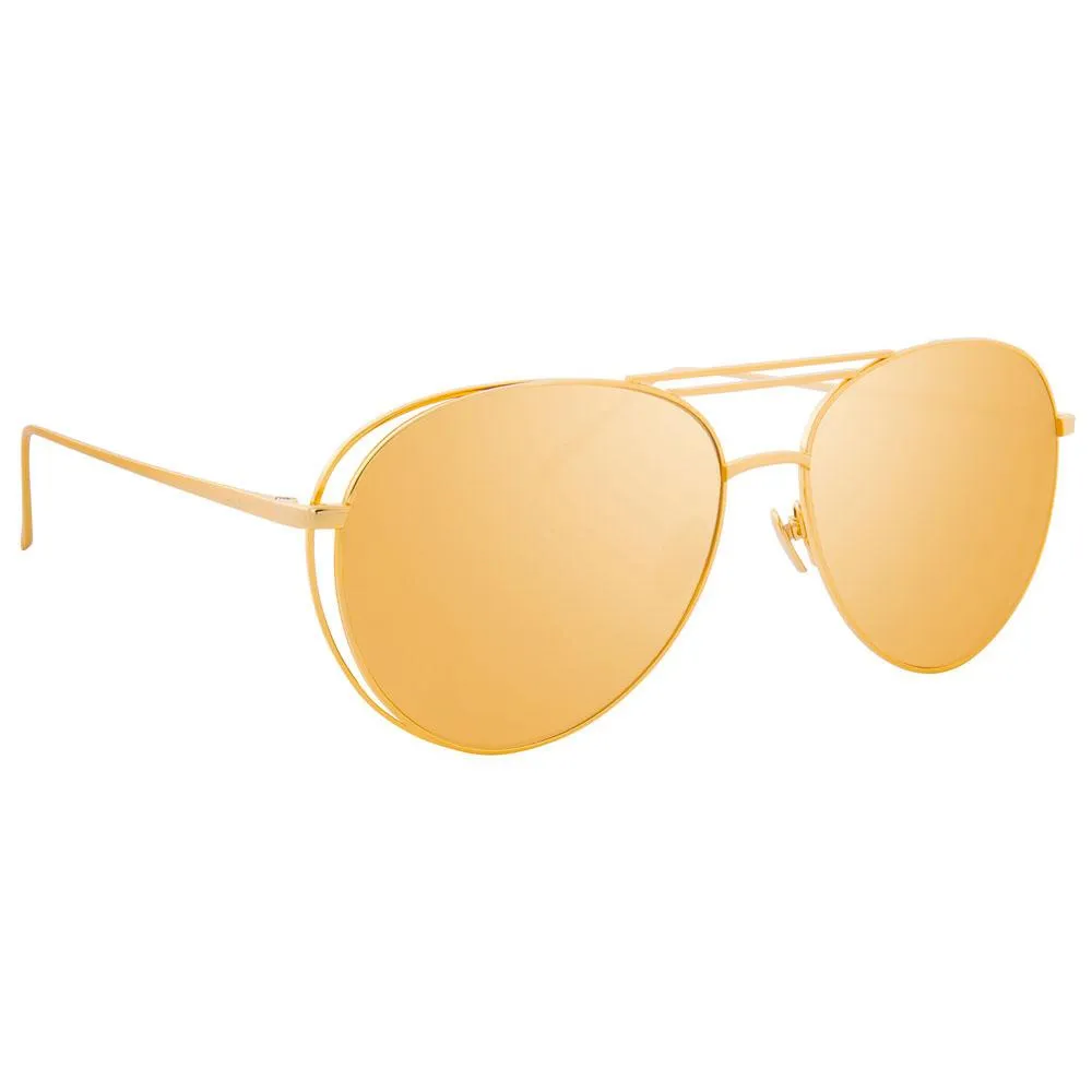 Linda Farrow 575 C1 Aviator Sunglasses sold by Linda Farrow product image thumbnail 2