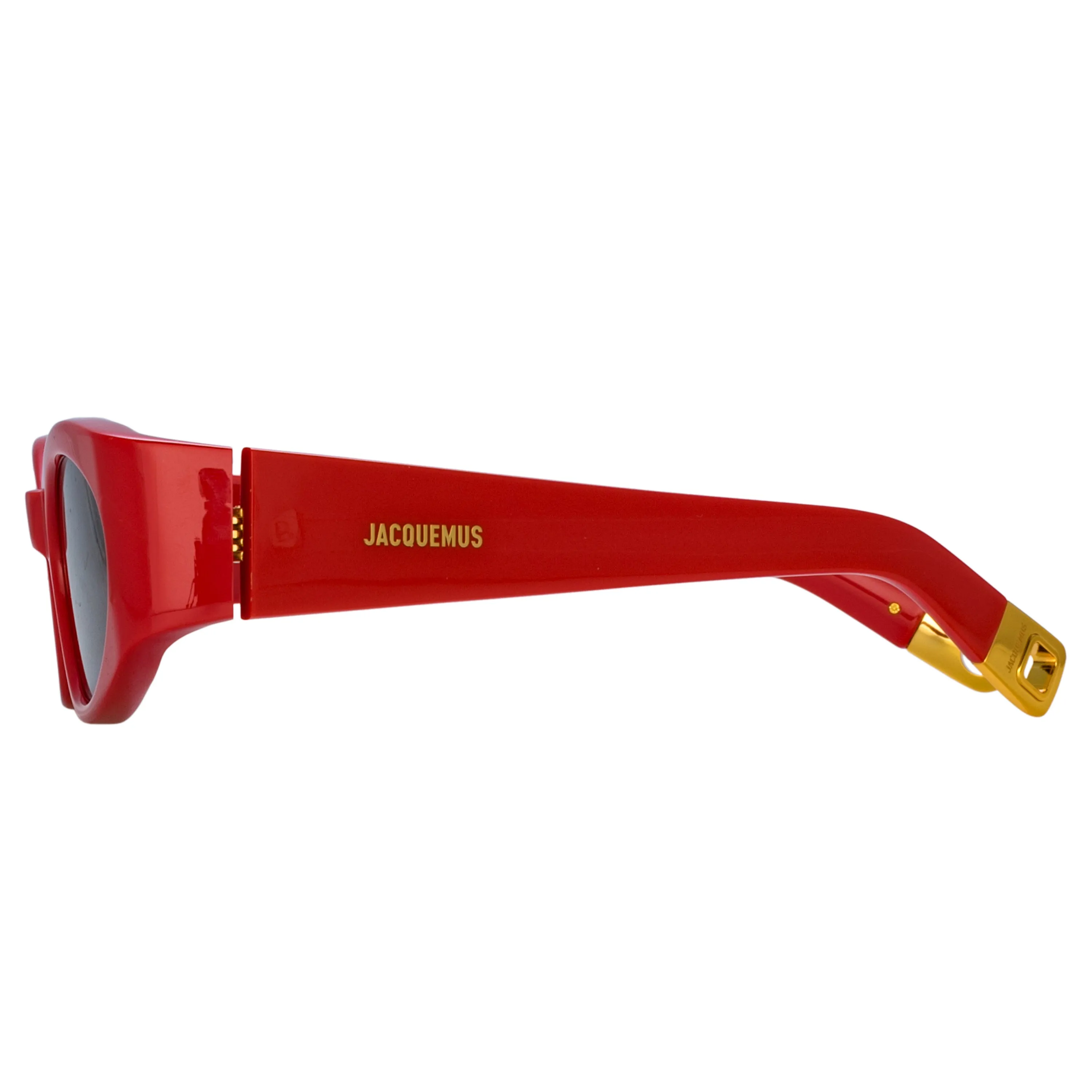 Ovalo Oval Sunglasses in Red by Jacquemus sold by Linda Farrow product image thumbnail 4