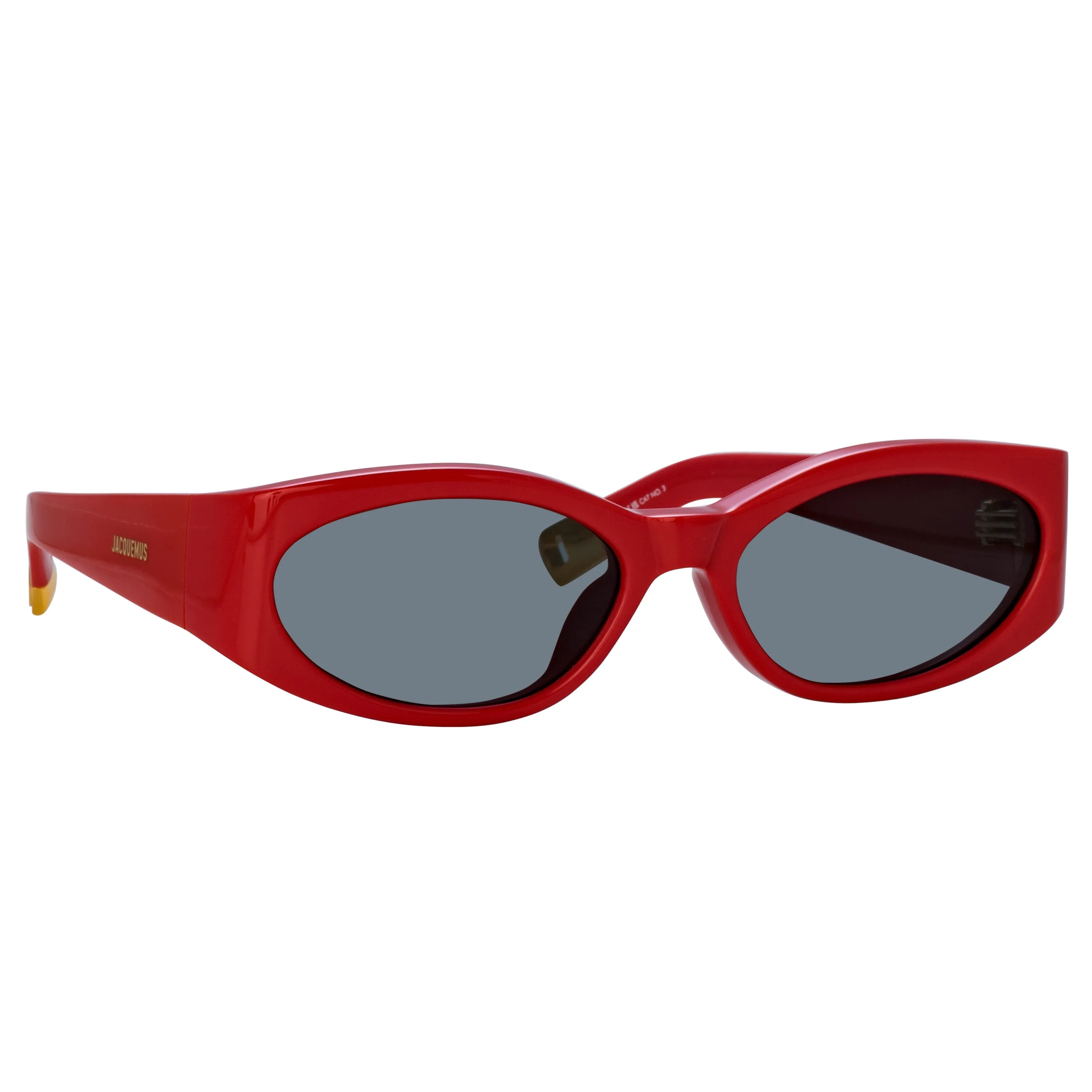 Ovalo Oval Sunglasses in Red by Jacquemus sold by Linda Farrow product image thumbnail 3