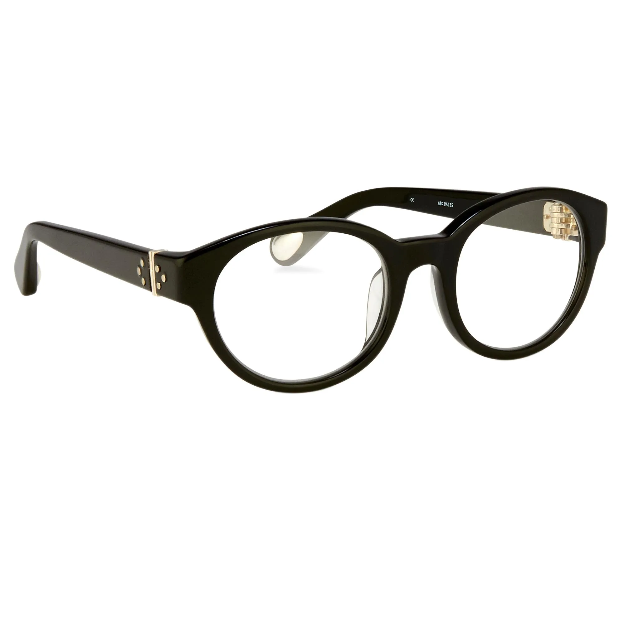 Ann Demeulemeester 18 C1 Oval Optical Frame sold by Linda Farrow product image thumbnail 2