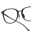Men's Park Optical D-Frame in Black and Matt Nickel sold by Linda Farrow