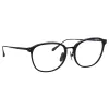 Men's Park Optical D-Frame in Black and Matt Nickel sold by Linda Farrow