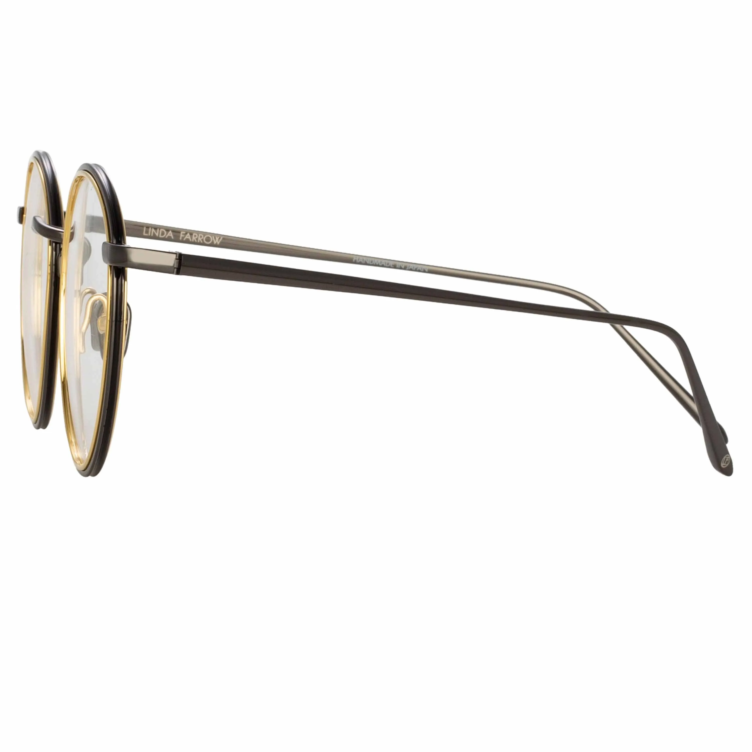 Comer Optical Oval Frame in Nickel sold by Linda Farrow product image thumbnail 5