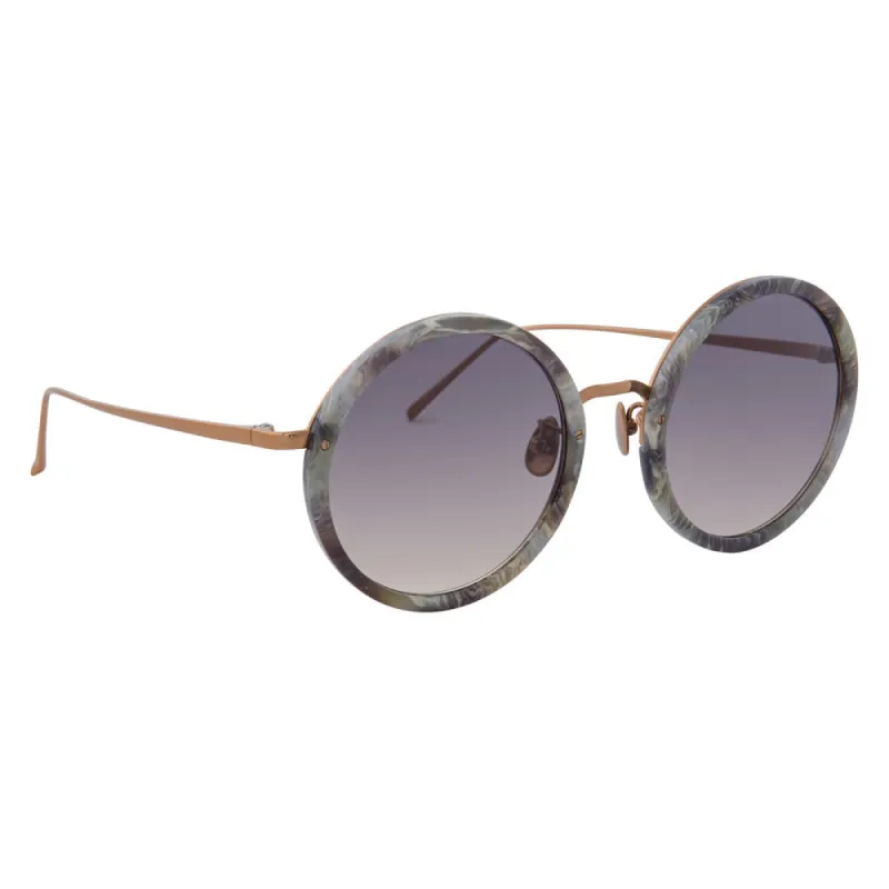 Linda Farrow Tracy C50 Round Sunglasses sold by Linda Farrow