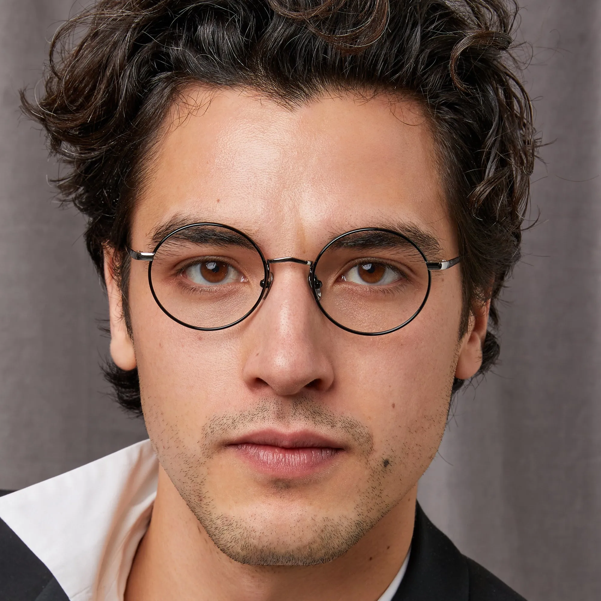 Adams Oval Optical Frame in Yellow Gold and Tortoiseshell sold by Linda Farrow product image thumbnail 5