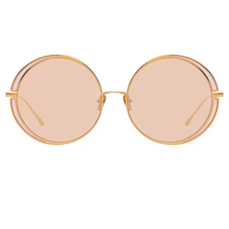 Linda Farrow Hart C8 Round Sunglasses sold by Linda Farrow