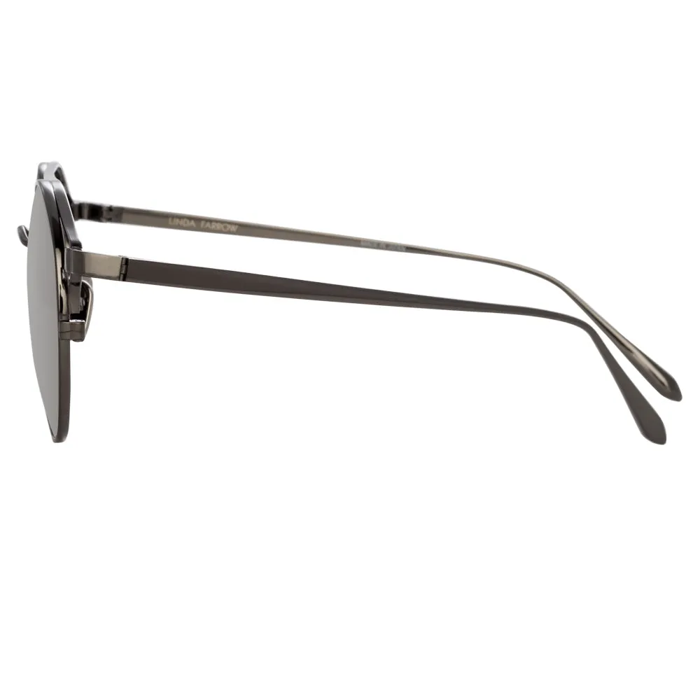 Linda Farrow Ali C4 Oval Sunglasses sold by Linda Farrow product image thumbnail 3