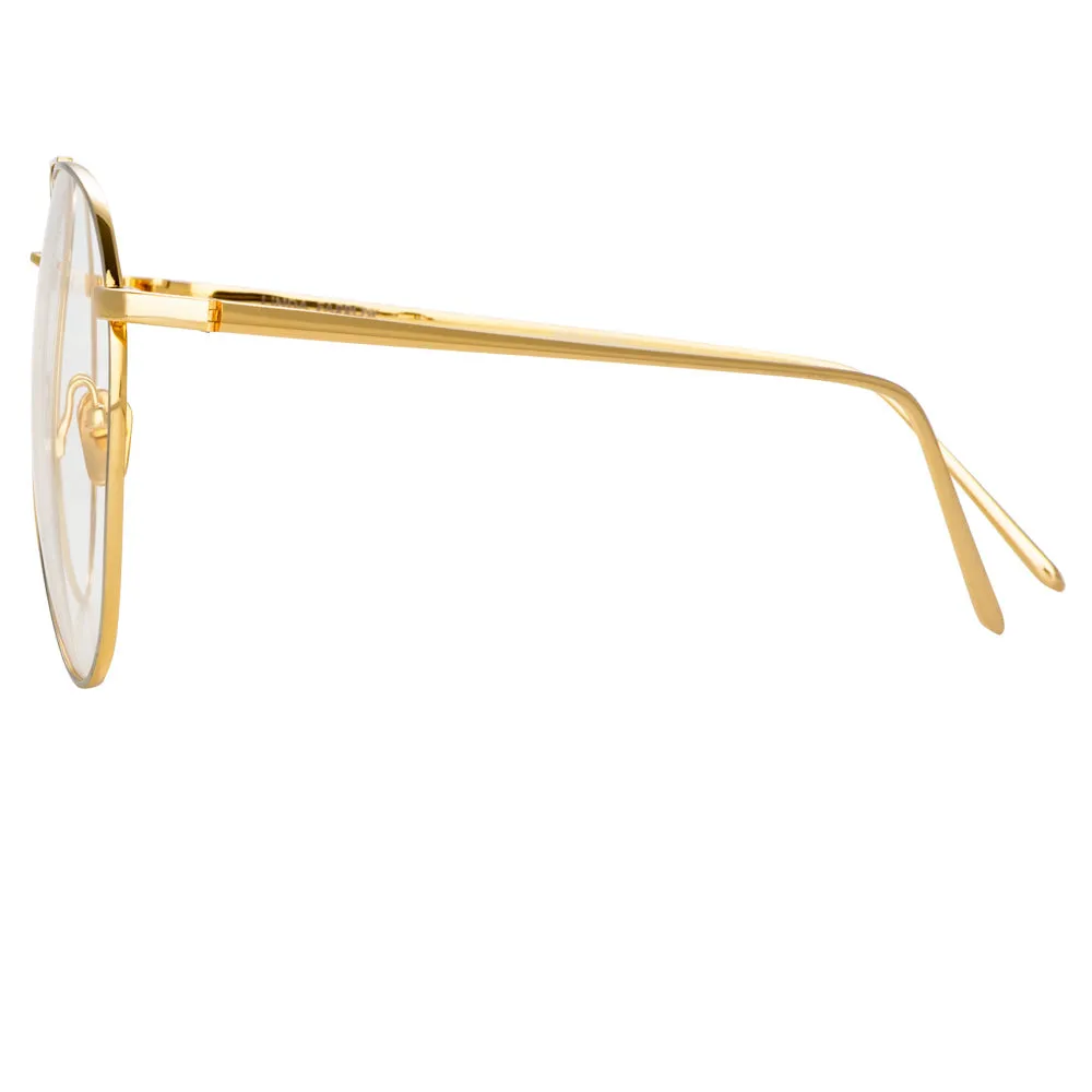 Linda Farrow Kirk C9 Aviator Optical Frame sold by Linda Farrow product image thumbnail 3