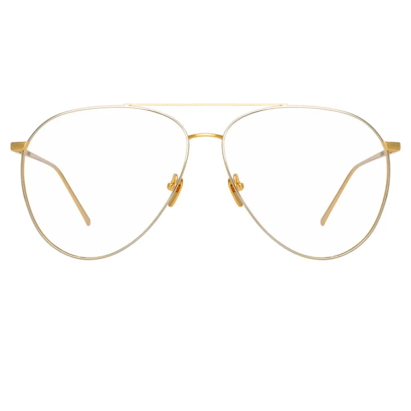 Linda Farrow Kirk C9 Aviator Optical Frame sold by Linda Farrow