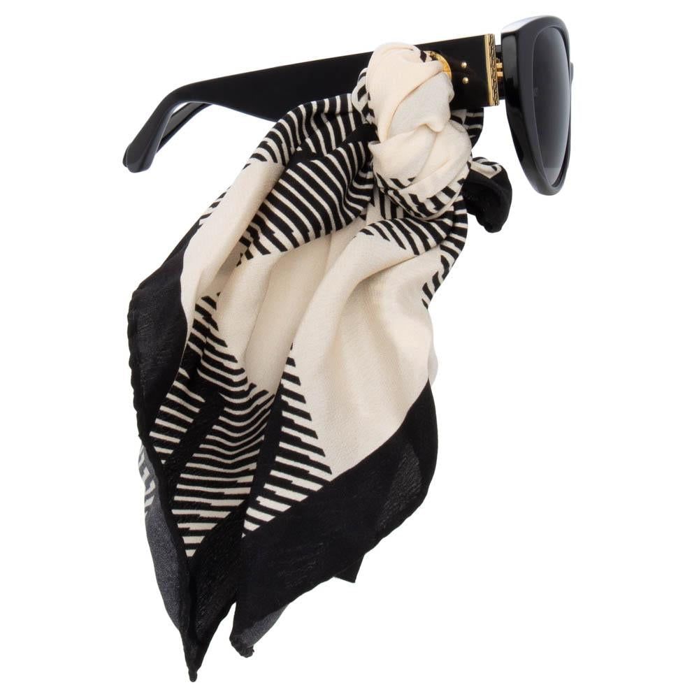 Sarandon Cat Eye Sunglasses in Black sold by Linda Farrow product image thumbnail 3