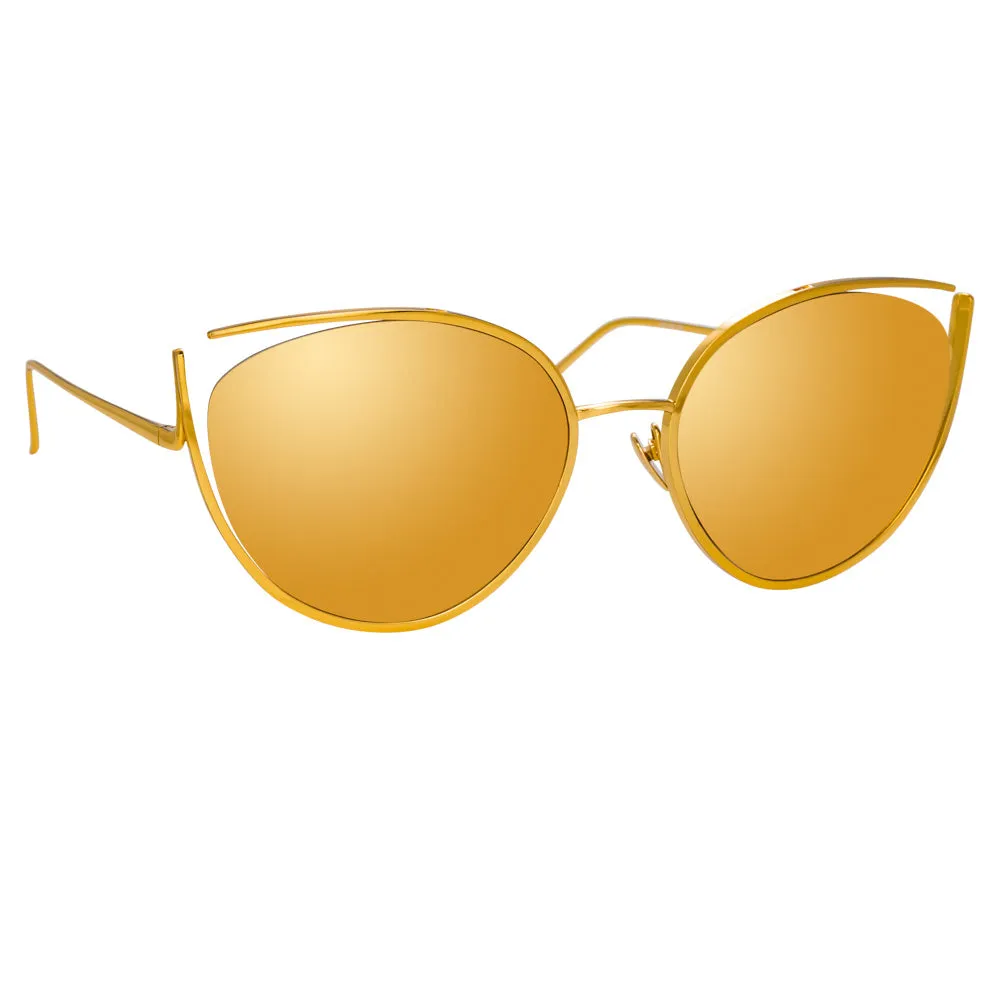 Linda Farrow Jeanne C1 Cat Eye Sunglasses sold by Linda Farrow product image thumbnail 2