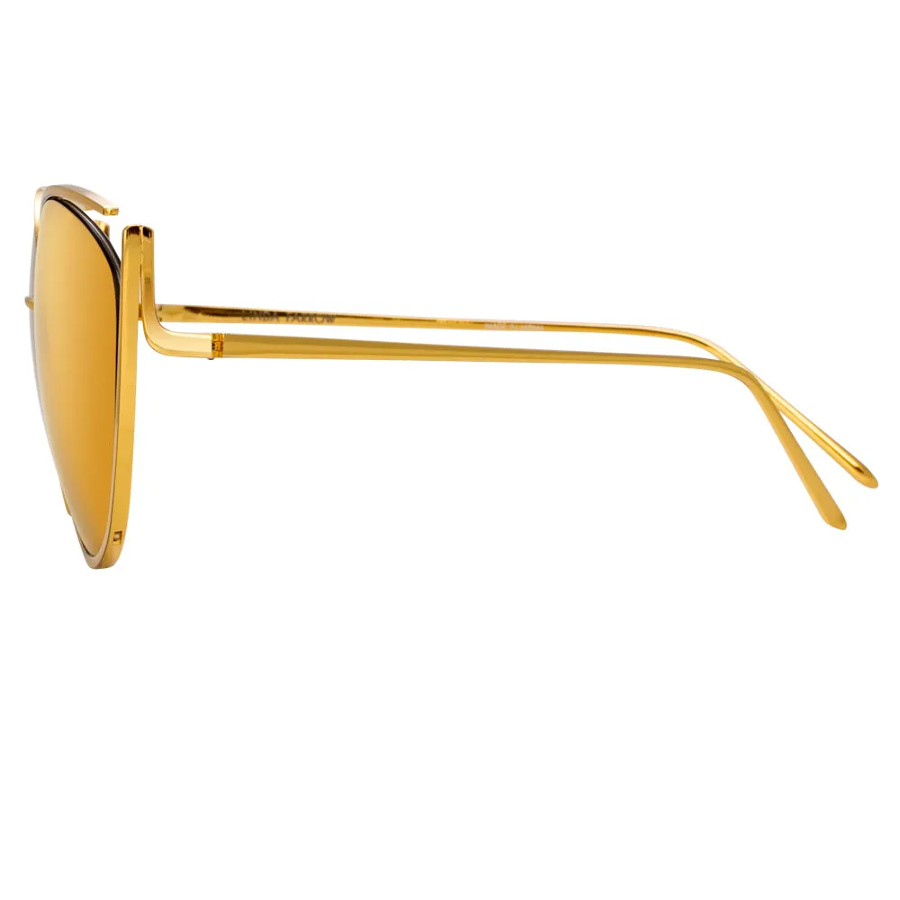 Linda Farrow Jeanne C1 Cat Eye Sunglasses sold by Linda Farrow product image thumbnail 3