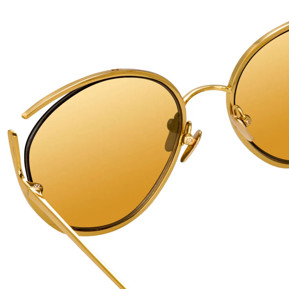 Linda Farrow Jeanne C1 Cat Eye Sunglasses sold by Linda Farrow product image thumbnail 4