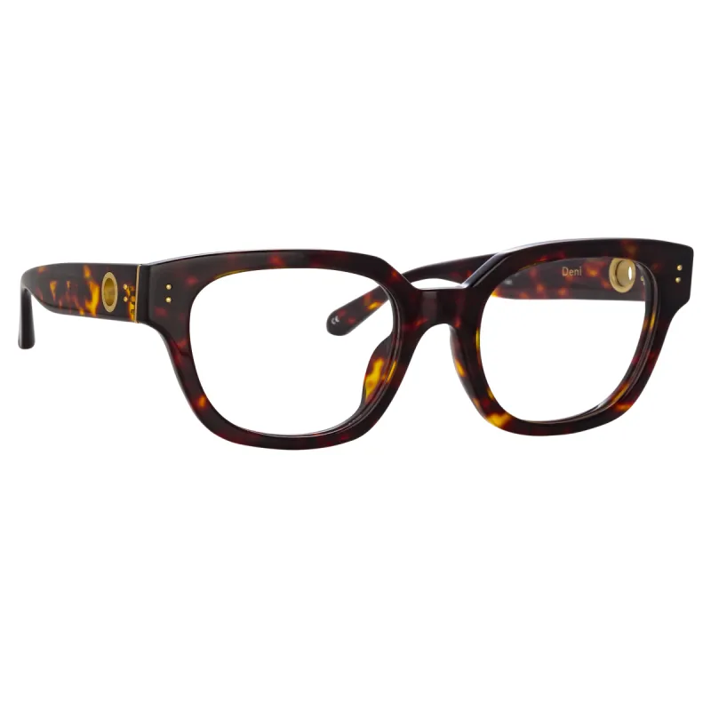 Deni Optical D-Frame in Tortoiseshell sold by Linda Farrow