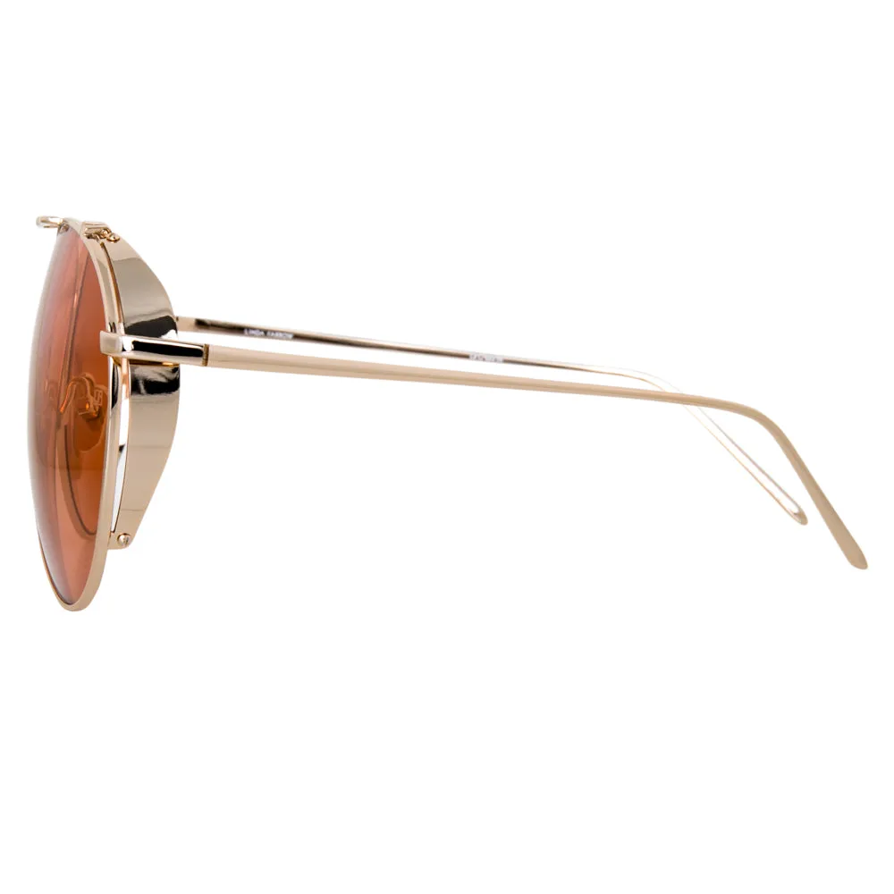 Linda Farrow 425 C16 Aviator Sunglasses sold by Linda Farrow product image thumbnail 3