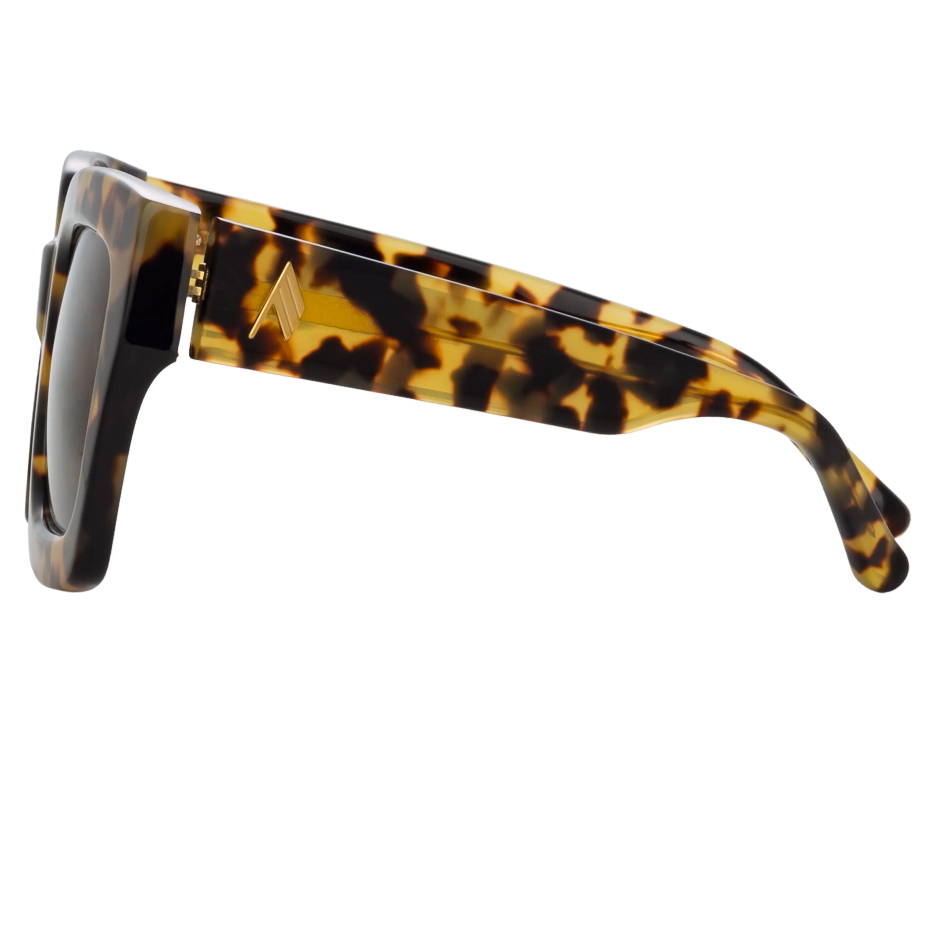 The Attico Selma D-Frame Sunglasses in Tortoiseshell sold by Linda Farrow product image thumbnail 3