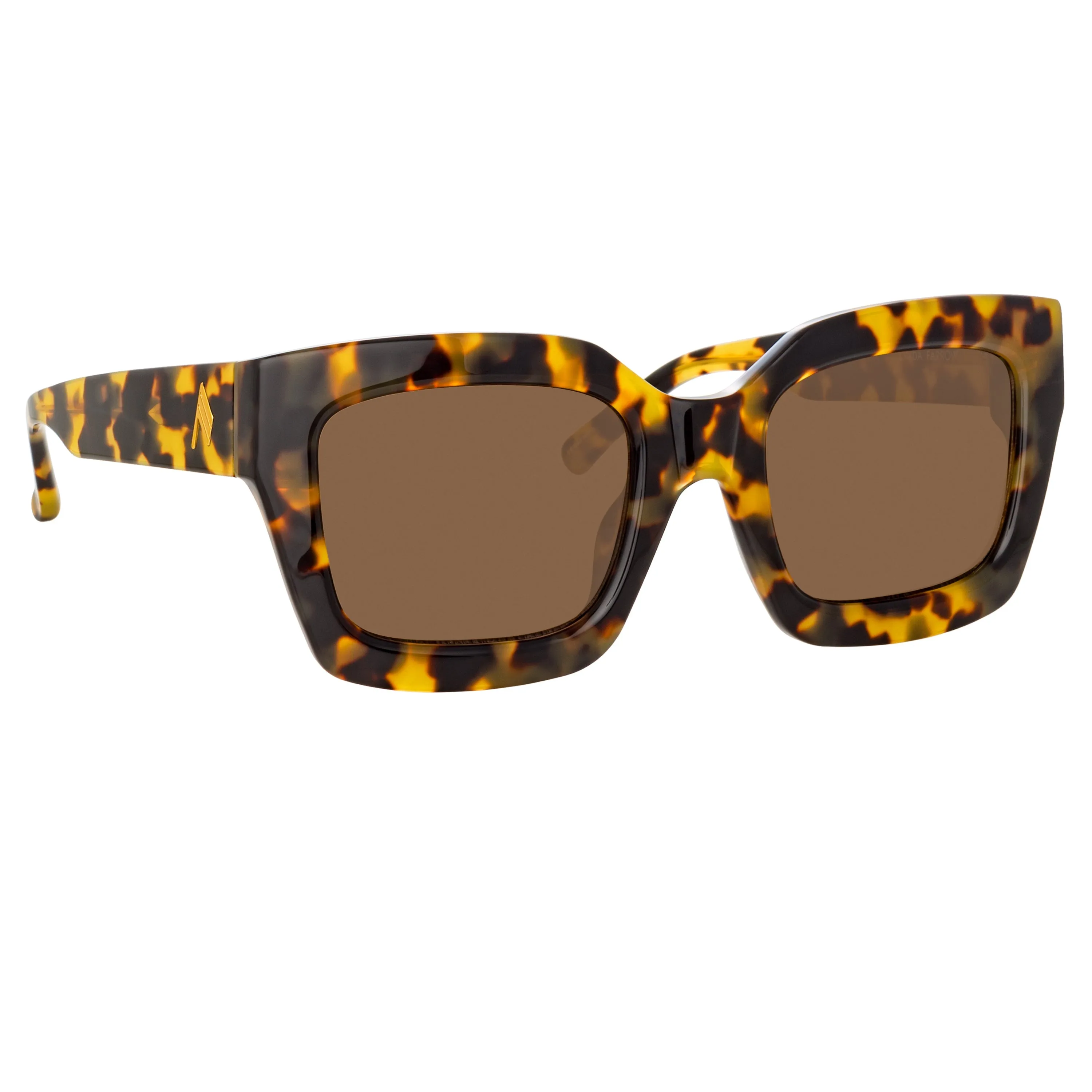 The Attico Selma D-Frame Sunglasses in Tortoiseshell sold by Linda Farrow
