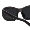 Dries Van Noten Wrap Sunglasses in Dark Brown sold by Linda Farrow