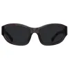Dries Van Noten Wrap Sunglasses in Dark Brown sold by Linda Farrow
