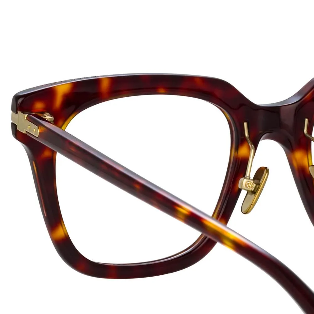Empire Optical A D-Frame in Tortoiseshell sold by Linda Farrow product image thumbnail 4