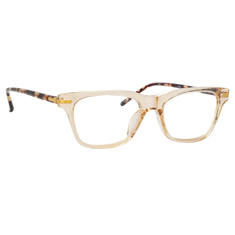 Mae Cat Eye Optical Frame in Ash (Asian Fit) sold by Linda Farrow