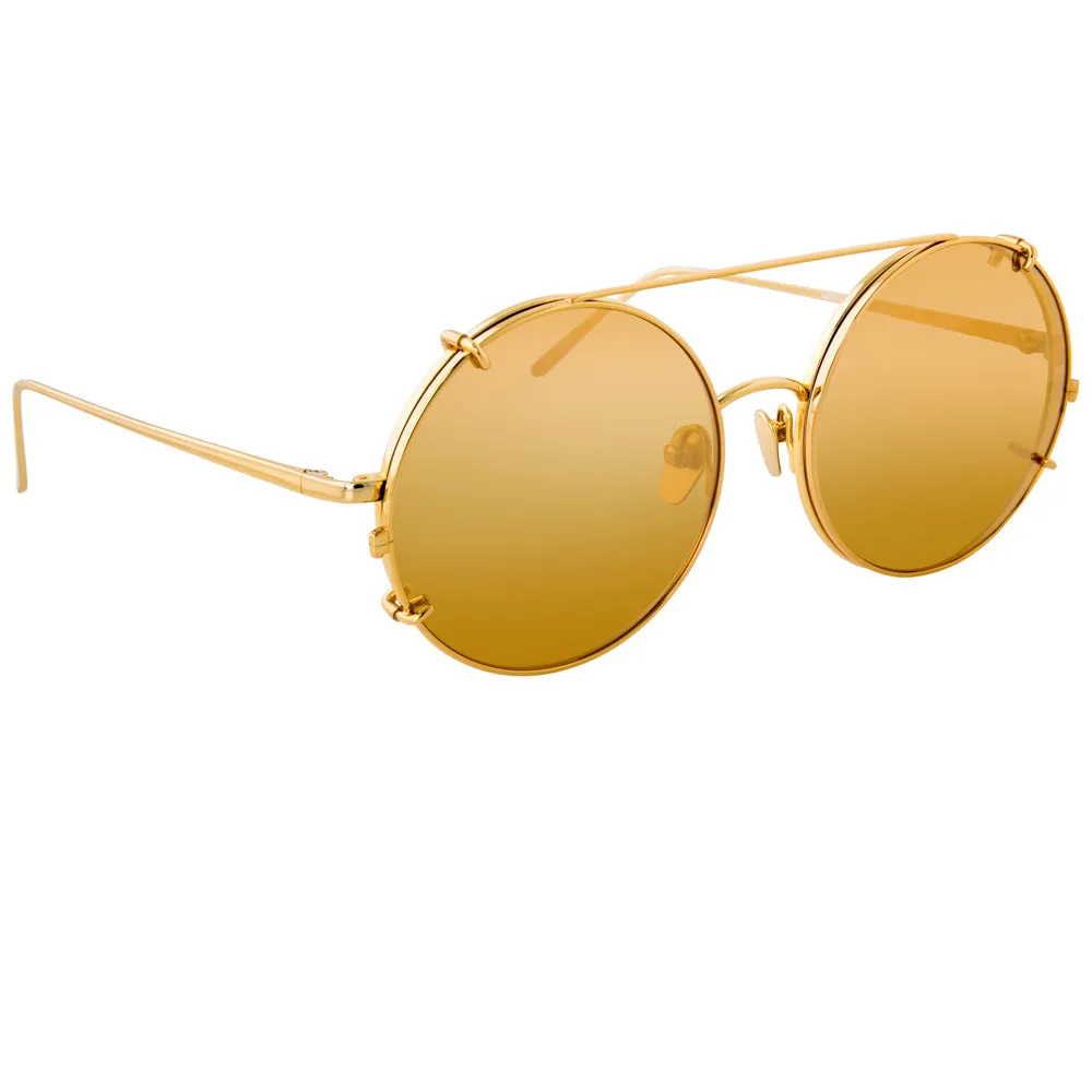 Linda Farrow 647 C1 Round Sunglasses sold by Linda Farrow product image thumbnail 2