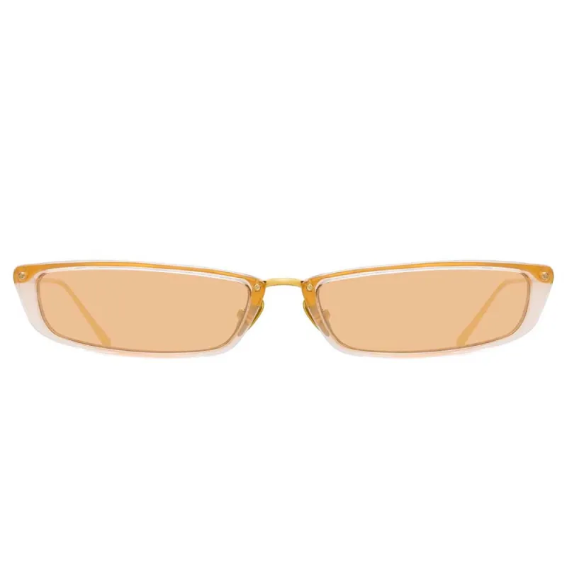 Linda Farrow Issa C8 Rectangular Sunglasses sold by Linda Farrow