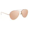 Linda Farrow 498 C3 Aviator Sunglasses sold by Linda Farrow