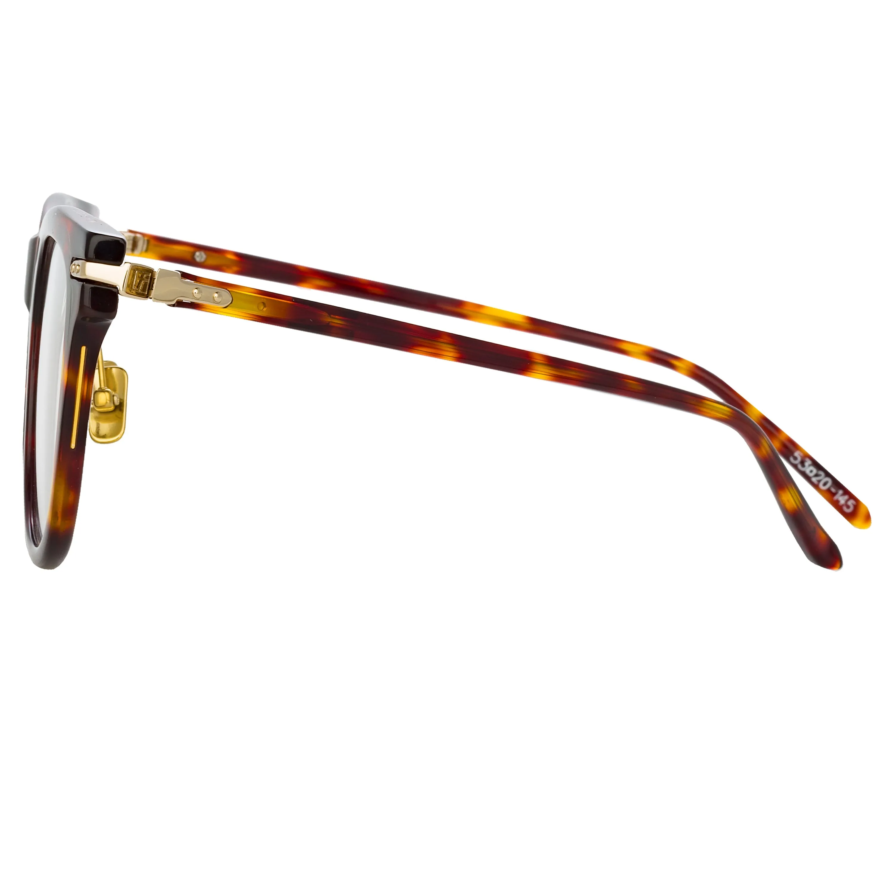 Chrysler Optical D-Frame in Tortoiseshell sold by Linda Farrow product image thumbnail 3