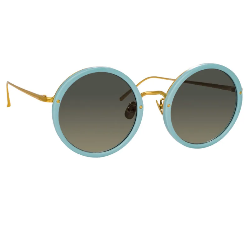 Linda Farrow Tracy C70 Round Sunglasses sold by Linda Farrow