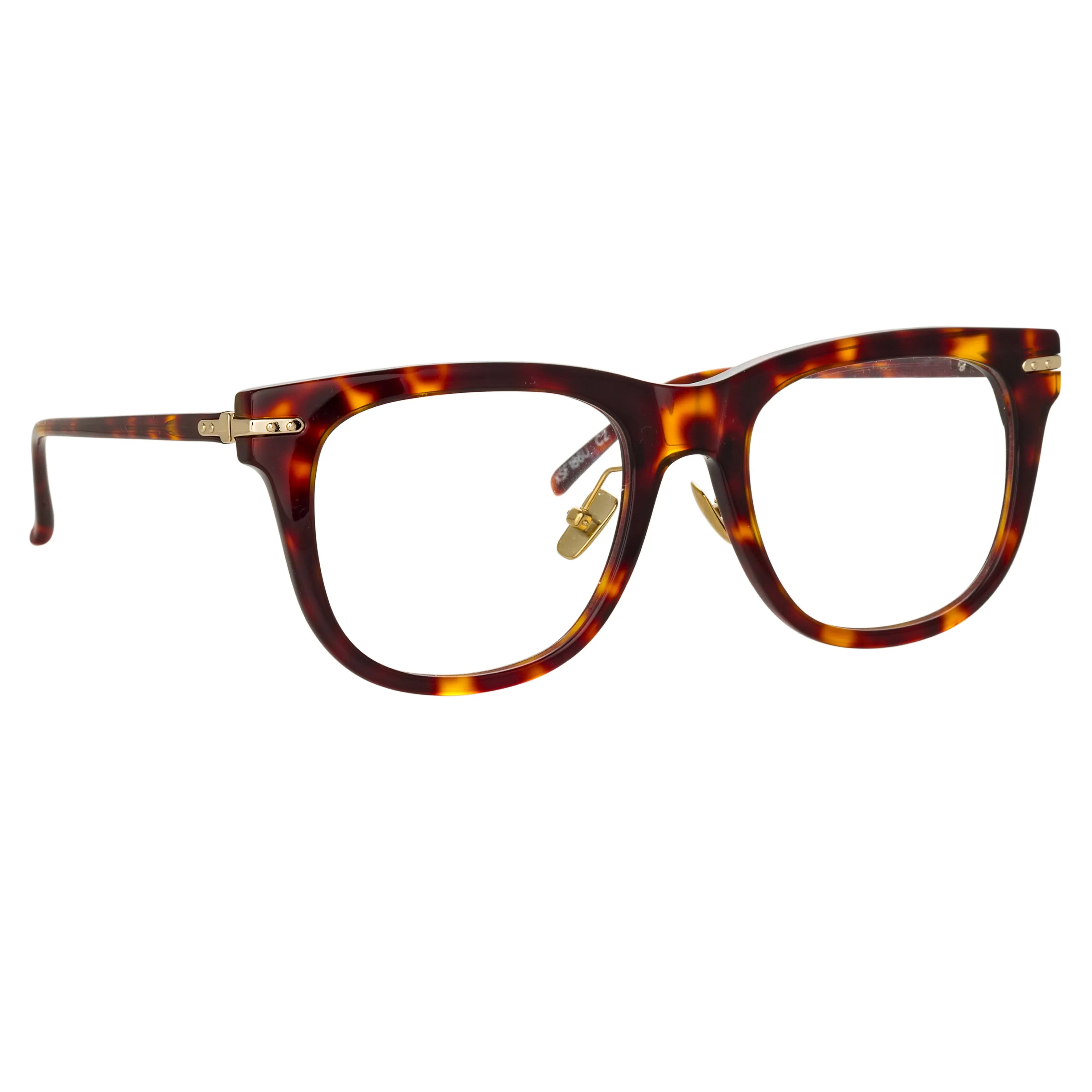 Chrysler Optical D-Frame in Tortoiseshell sold by Linda Farrow product image thumbnail 2