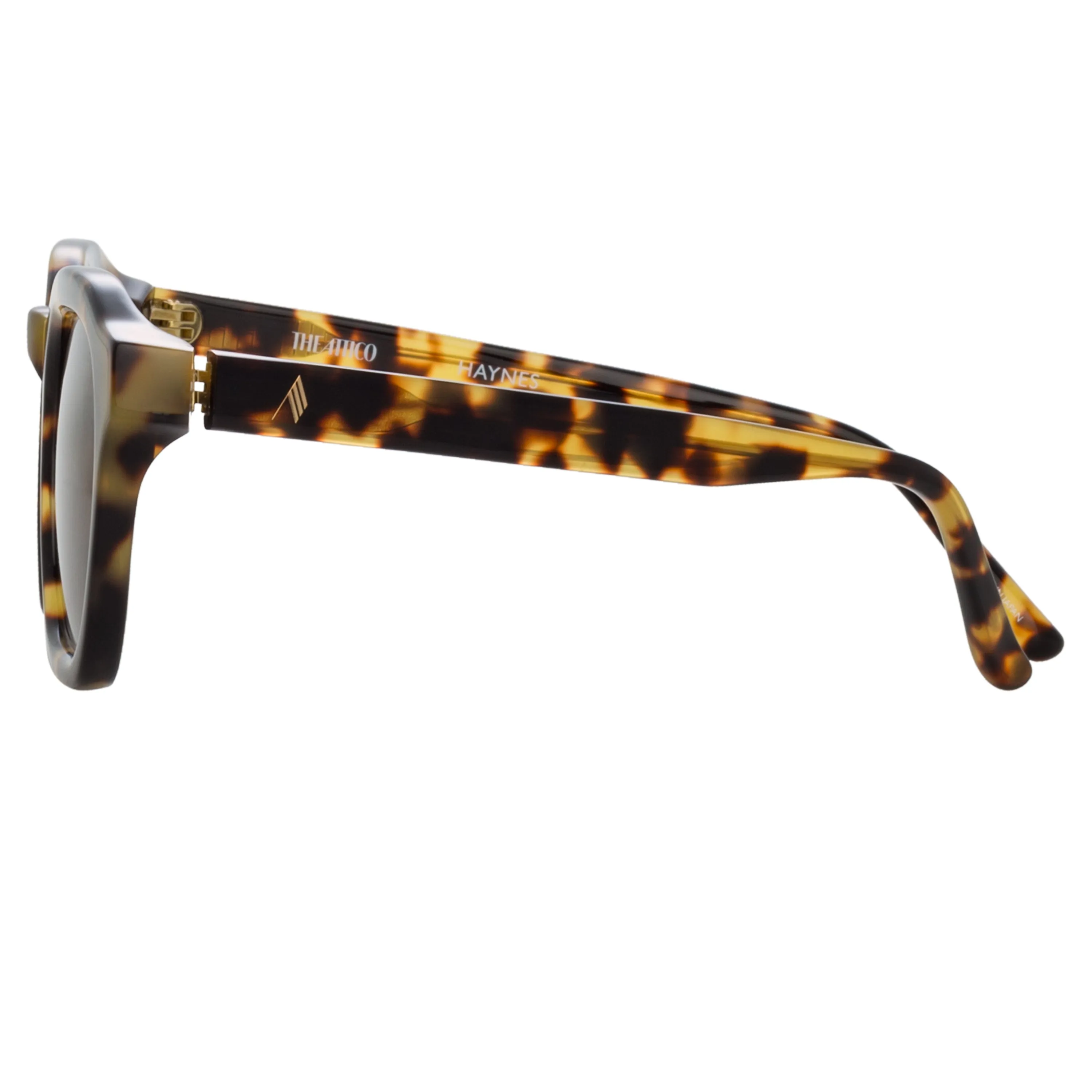The Attico Haynes D-Frame Sunglasses in Tortoiseshell sold by Linda Farrow product image thumbnail 4