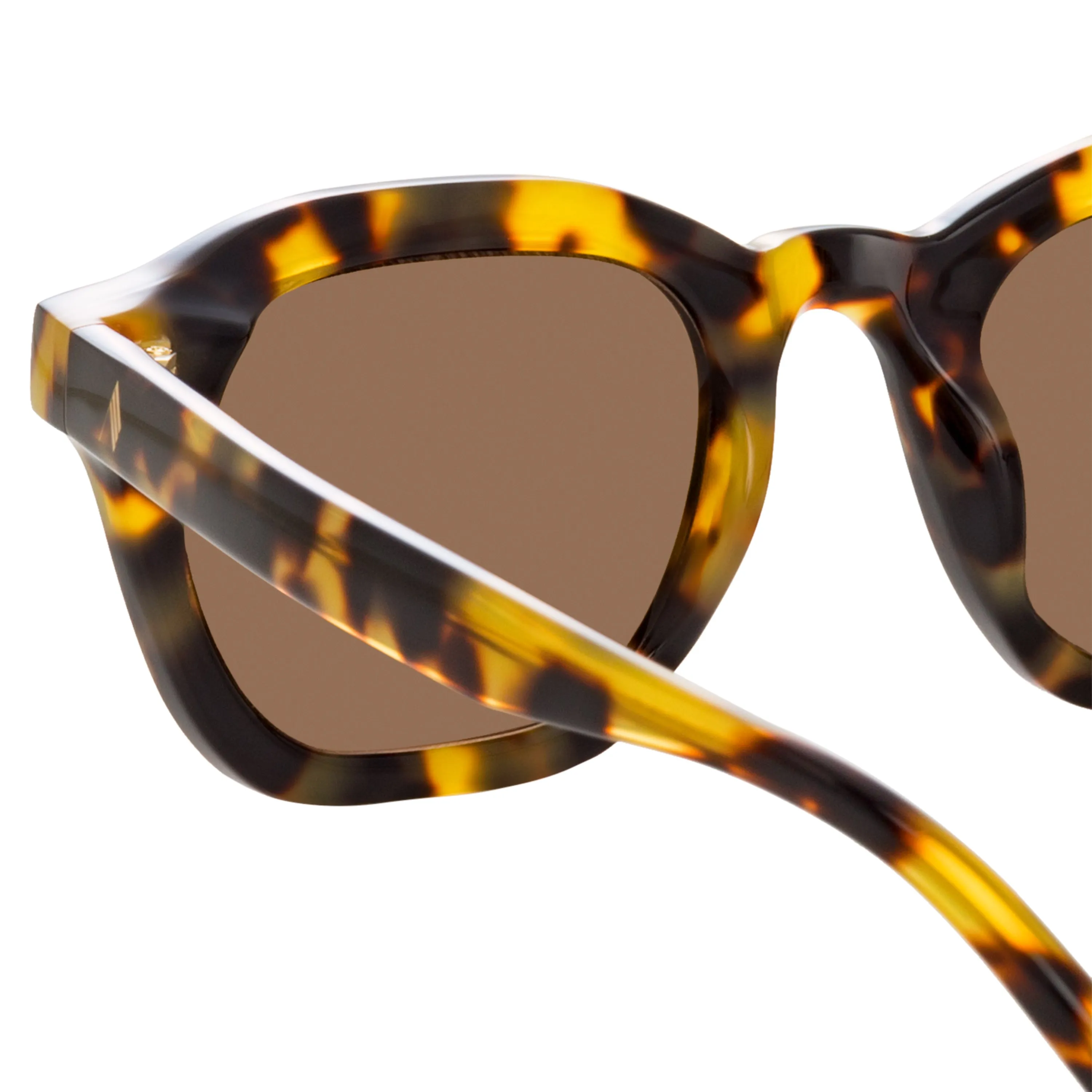 The Attico Haynes D-Frame Sunglasses in Tortoiseshell sold by Linda Farrow product image thumbnail 3