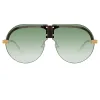 Matthew Williamson Tulip Aviator Sunglasses in Light Gold Tone sold by Linda Farrow