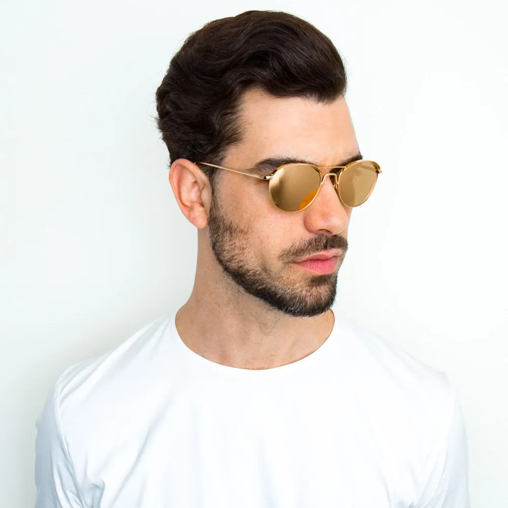 Linda Farrow 623 C1 Oval Sunglasses sold by Linda Farrow product image thumbnail 5