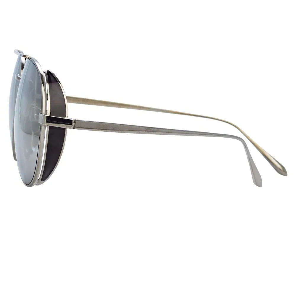 Linda Farrow Elgin C3 Aviator Sunglasses sold by Linda Farrow product image thumbnail 3