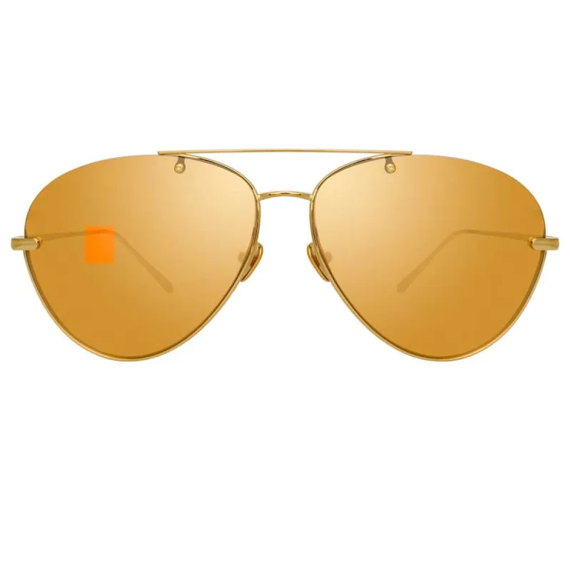 Linda Farrow Pine C1 Aviator Sunglasses sold by Linda Farrow