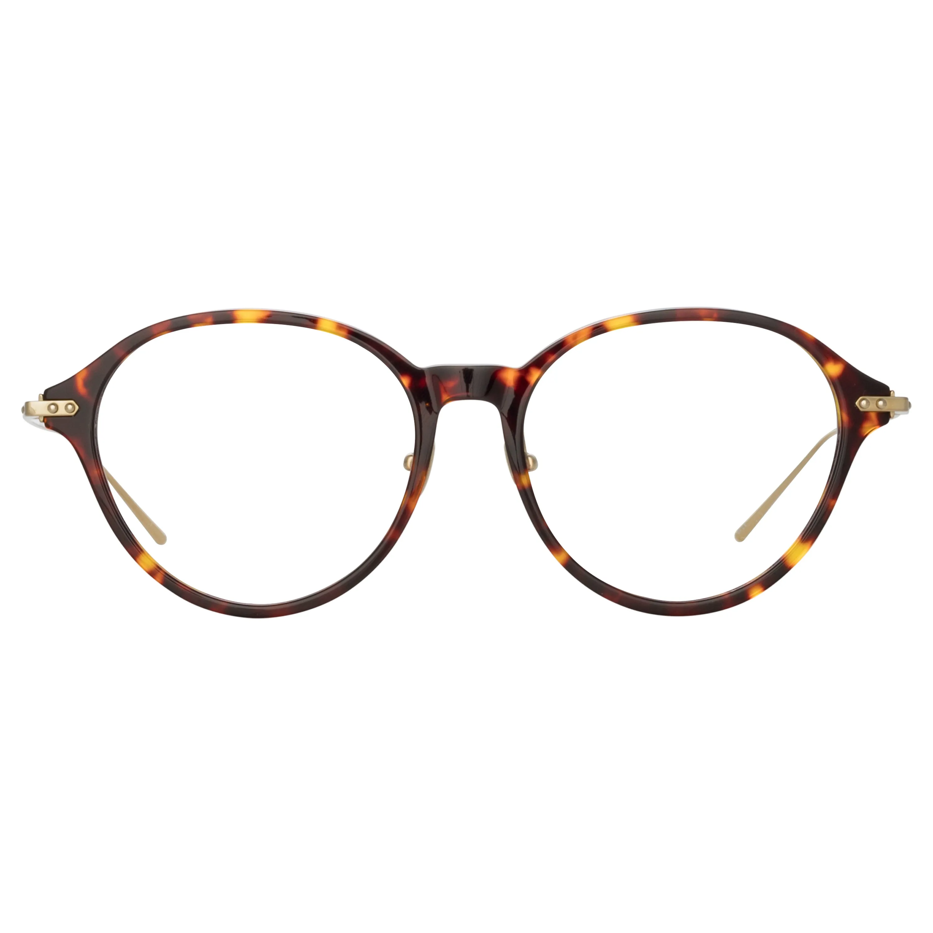 Pearce Oval Optical Frame in Tortoiseshell (Asian Fit) sold by Linda Farrow product image thumbnail 2