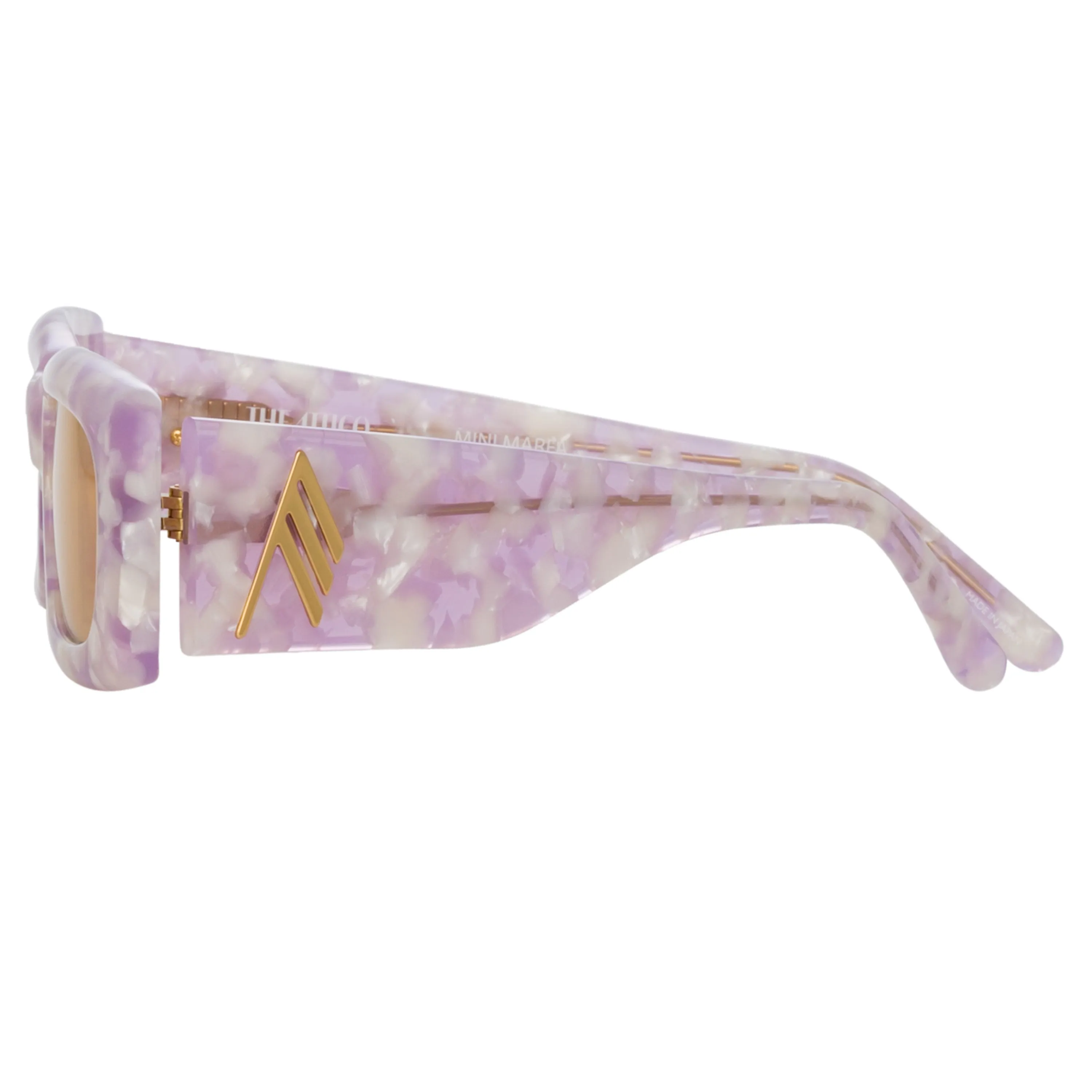 The Attico Mini Marfa in Purple Marble sold by Linda Farrow product image thumbnail 4