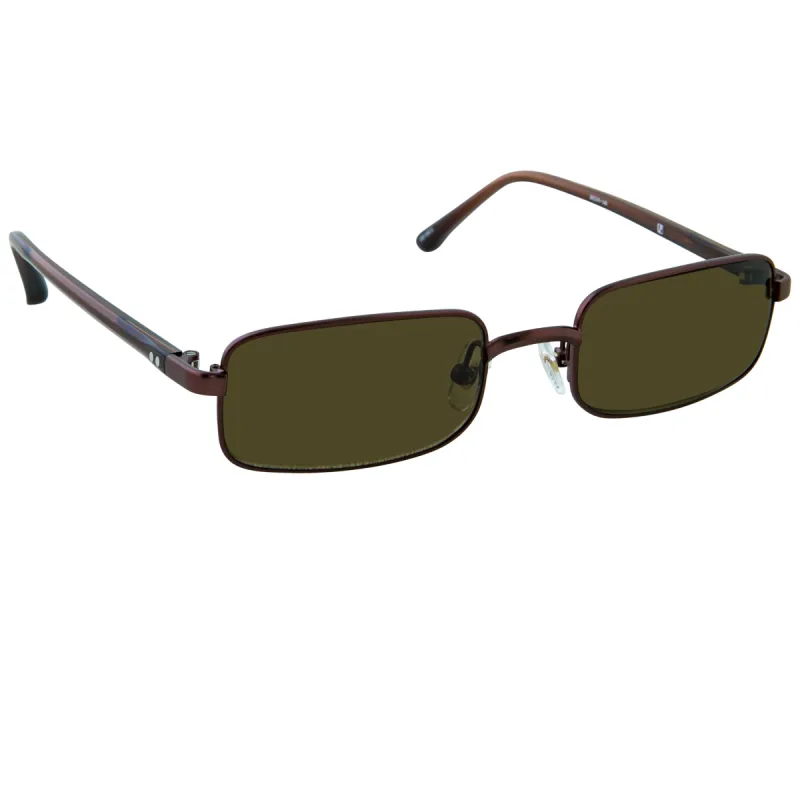 Dries Van Noten 139 C6 Rectangular Sunglasses sold by Linda Farrow